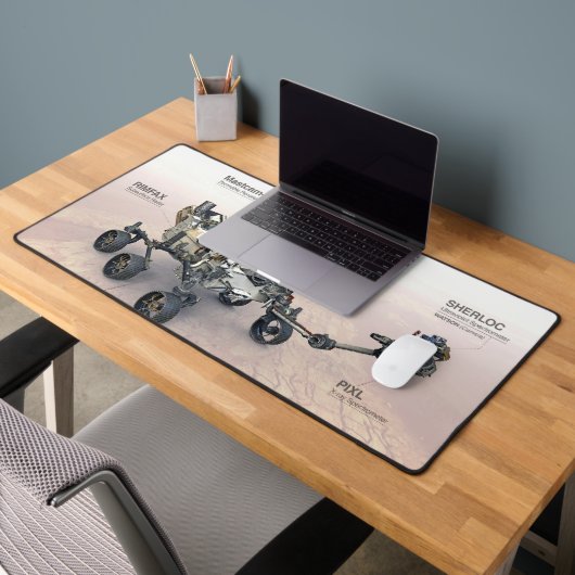 火星忍耐ローバーと楽器 デスクマット (オフィス2)