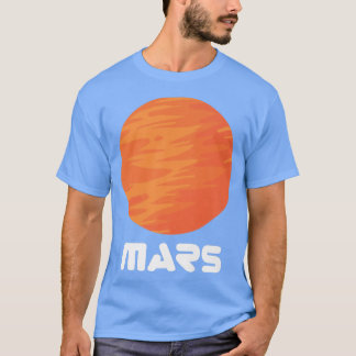 火星惑星レッドプラネット宇宙飛行士宇宙 Tシャツ
