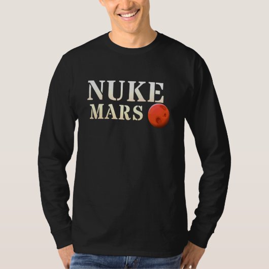 火星惑星太陽系天文学宇宙 Tシャツ (正面)