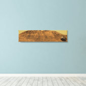 火星探査機の機会 キャンバスプリント (インサイチュ (ウッドフロア))