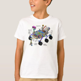 火星探査機パーツ図・サイエンスTシャツ Tシャツ