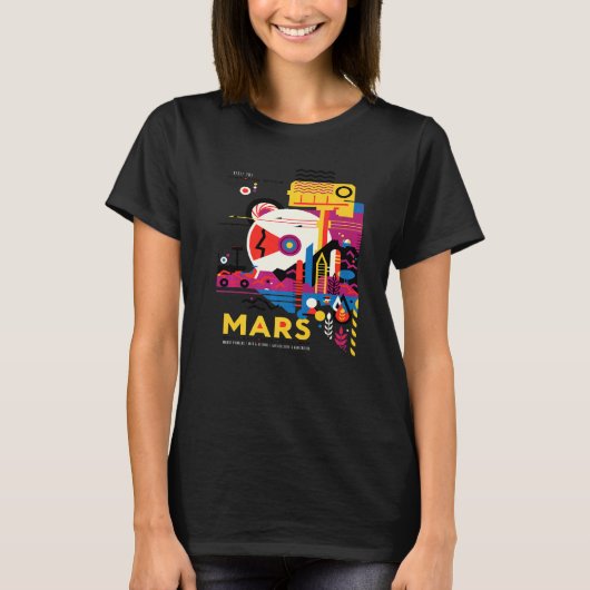 火星探査 Tシャツ (正面)