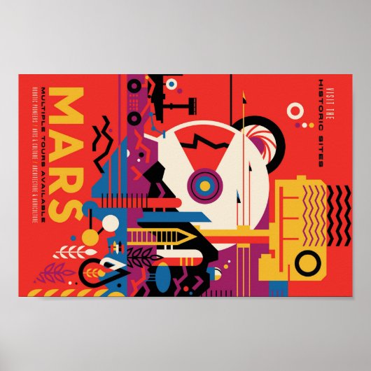 火星旅行ポスター ポスター (正面)