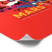 火星旅行ポスター、観光客、惑星、天文学 ポスター (角)