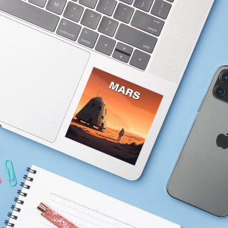 火星旅行 シール