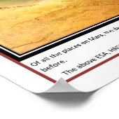 火星最大の既知の湖 ポスター (角)