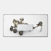 火星白い背景に忍耐ローバー。 デスクマット (キーボード&マウス)