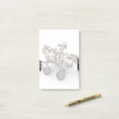 火星白い背景に忍耐ローバー。 ポストイット (デスク上)