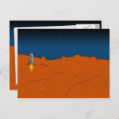 火星着陸 ポストカード (正面/裏面)