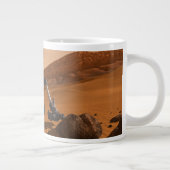 火星科学研究所好奇心ローバー。 ジャンボコーヒーマグカップ (右)