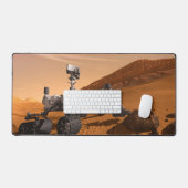 火星科学研究所好奇心ローバー。 デスクマット (キーボード&マウス)