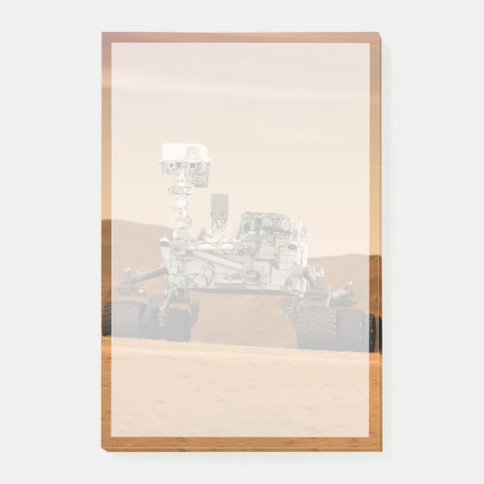 火星科学研究所好奇心ローバー。2 ポストイット (正面)