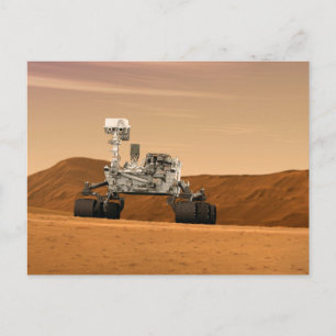 火星科学研究所好奇心ローバー。2 ポストカード