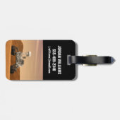 火星科学研究所好奇心ローバー。2 ラゲッジタグ (裏面横)