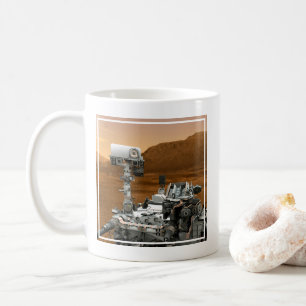 火星科学研究所好奇心ローバー。3 コーヒーマグカップ