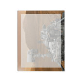 火星科学研究所好奇心ローバー。3 ノートパッド (回転)