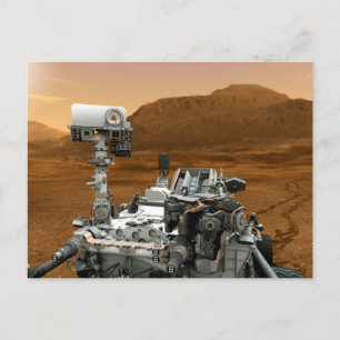 火星科学研究所好奇心ローバー。3 ポストカード