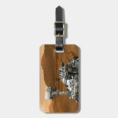 火星科学研究所好奇心ローバー。3 ラゲッジタグ (正面縦)