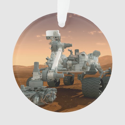 火星科学研究所好奇心ローバー。4 オーナメント (正面)