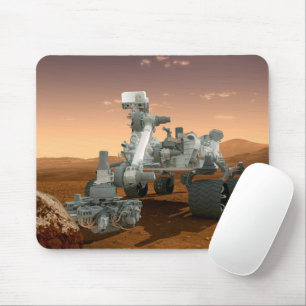 火星科学研究所好奇心ローバー。4 マウスパッド