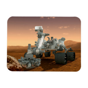 火星科学研究所好奇心ローバー。4 マグネット