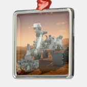 火星科学研究所好奇心ローバー。4 メタルオーナメント (左)