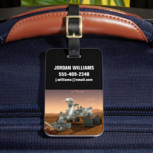 火星科学研究所好奇心ローバー。4 ラゲッジタグ