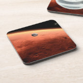 火星科学研究所接近火星。 コースター (左側)