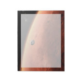 火星科学研究所接近火星。 ノートパッド (回転)