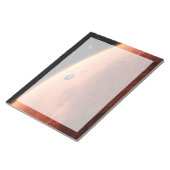 火星科学研究所接近火星。 ノートパッド (アングル)