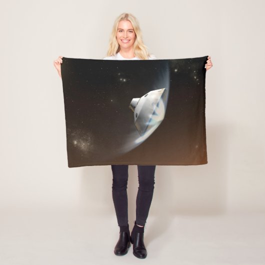 火星科学研究所空殻カプセル2 フリースブランケット (インサイチュ)