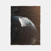 火星科学研究所空殻カプセル2 フリースブランケット (正面)