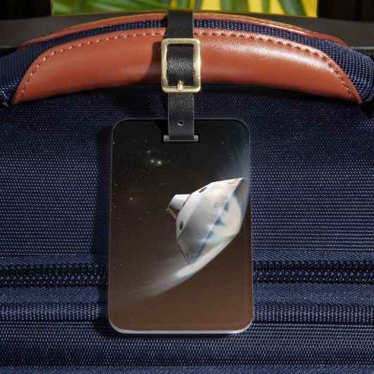 火星科学研究所空殻カプセル2 ラゲッジタグ (正面インサイチュ2)