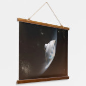 火星科学研究所空殻カプセル2 吊り下げ型タペストリー (傾斜あり)