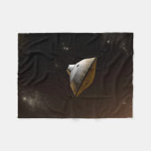 火星科学研究所空殻包 フリースブランケット (正面(横))