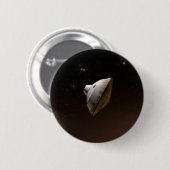 火星科学研究所空殻包 缶バッジ (正面&裏面)