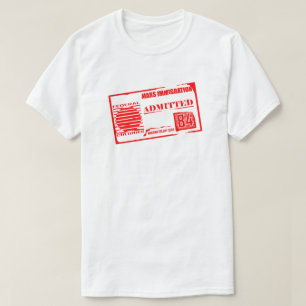 火星移民：認められたおもしろいサイエンスフィクション Tシャツ