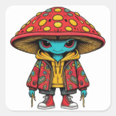 火星茸 スクエアシール (正面)