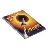 火星行きヴィンテージSFポスター ノートブック (右側)