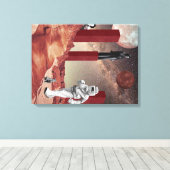 火星訪問 キャンバスプリント (インサイチュ (ウッドフロア))