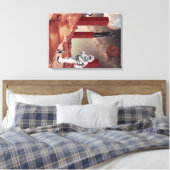 火星訪問 キャンバスプリント (インサイチュ (寝室))