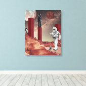 火星訪問 キャンバスプリント (インサイチュ (ウッドフロア))