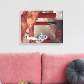 火星訪問 キャンバスプリント (インサイチュ (リビング))