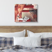 火星訪問 キャンバスプリント (インサイチュ (寝室))