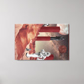 火星訪問 キャンバスプリント (正面)