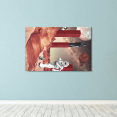 火星訪問 キャンバスプリント (インサイチュ (ウッドフロア))