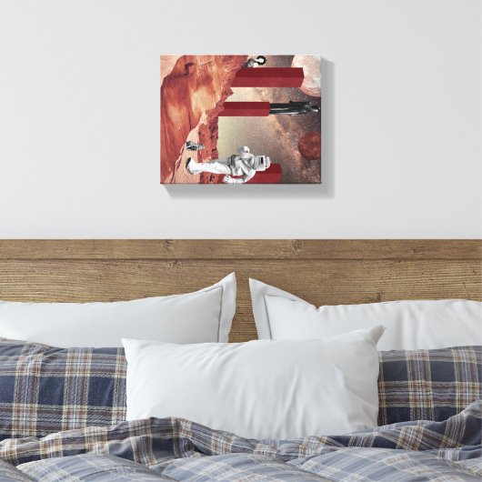 火星訪問 キャンバスプリント (インサイチュ (寝室))