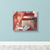 火星訪問 キャンバスプリント (インサイチュ (ウッドフロア))