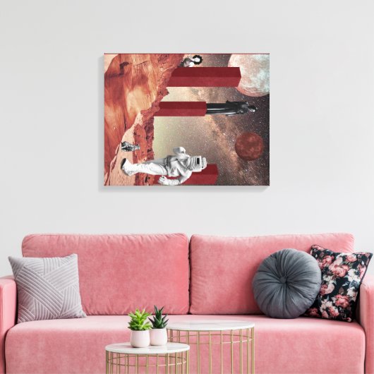 火星訪問 キャンバスプリント (インサイチュ (リビング))