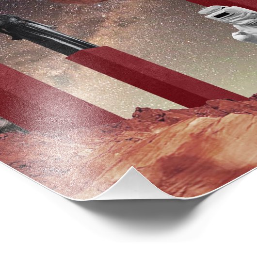 火星訪問 フォトプリント            (角)